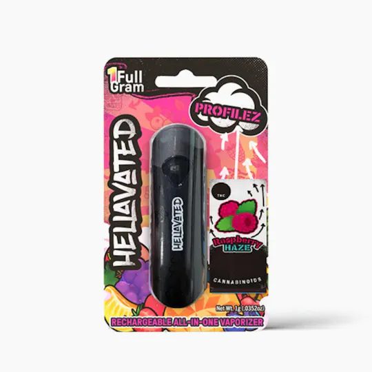 Hellavated - Raspberry Haze Profilez All In One 1g - 1