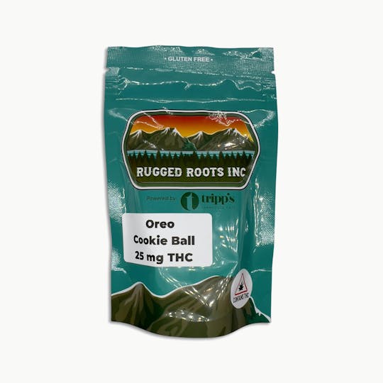 Indico - Oreo Cookie Ball 25mg - Rugged Roots - 1