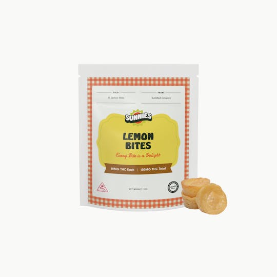 SunMed Growers - Lemon Bites Edible 100mg - 1