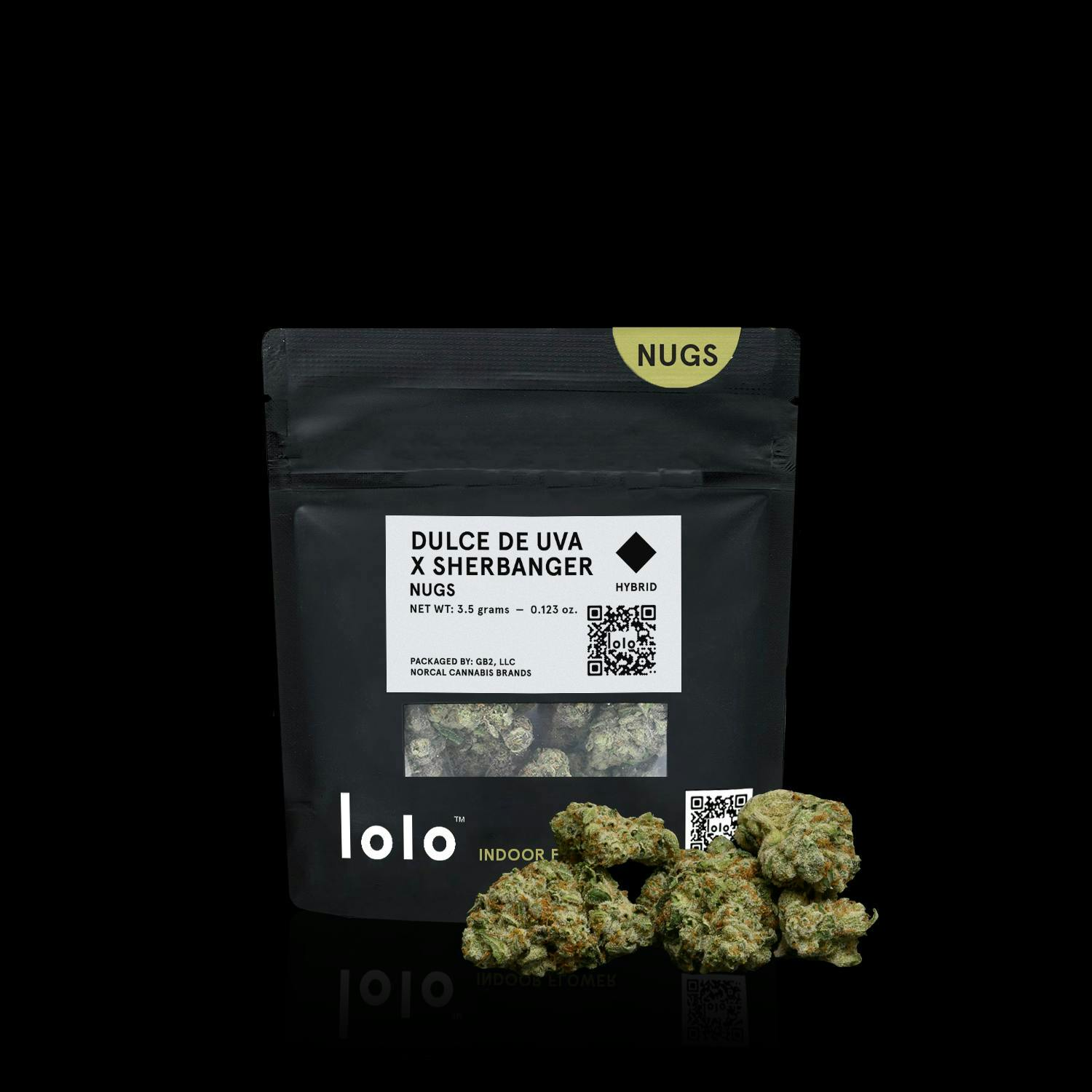 lolo - lolo | Dulce De Uva + Sherbanger | Indoor Nugs | 3.5g - 1