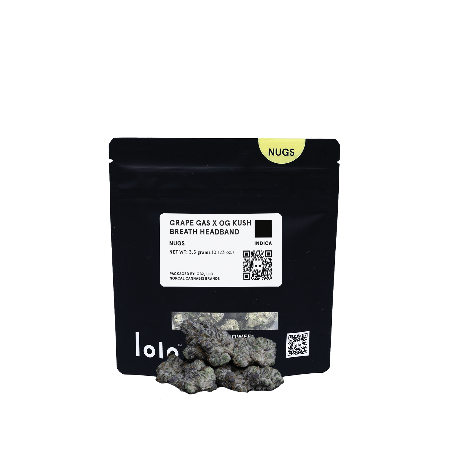 lolo - lolo | Grape Gas + OG Kush Breath Headband | Indoor Nugs | 3.5g - 1
