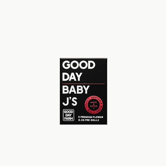 GOOD DAY FARM - GDF: Pre-Roll Pack | Pienana | Baby J's | 0.3g ea | 5pk - 1