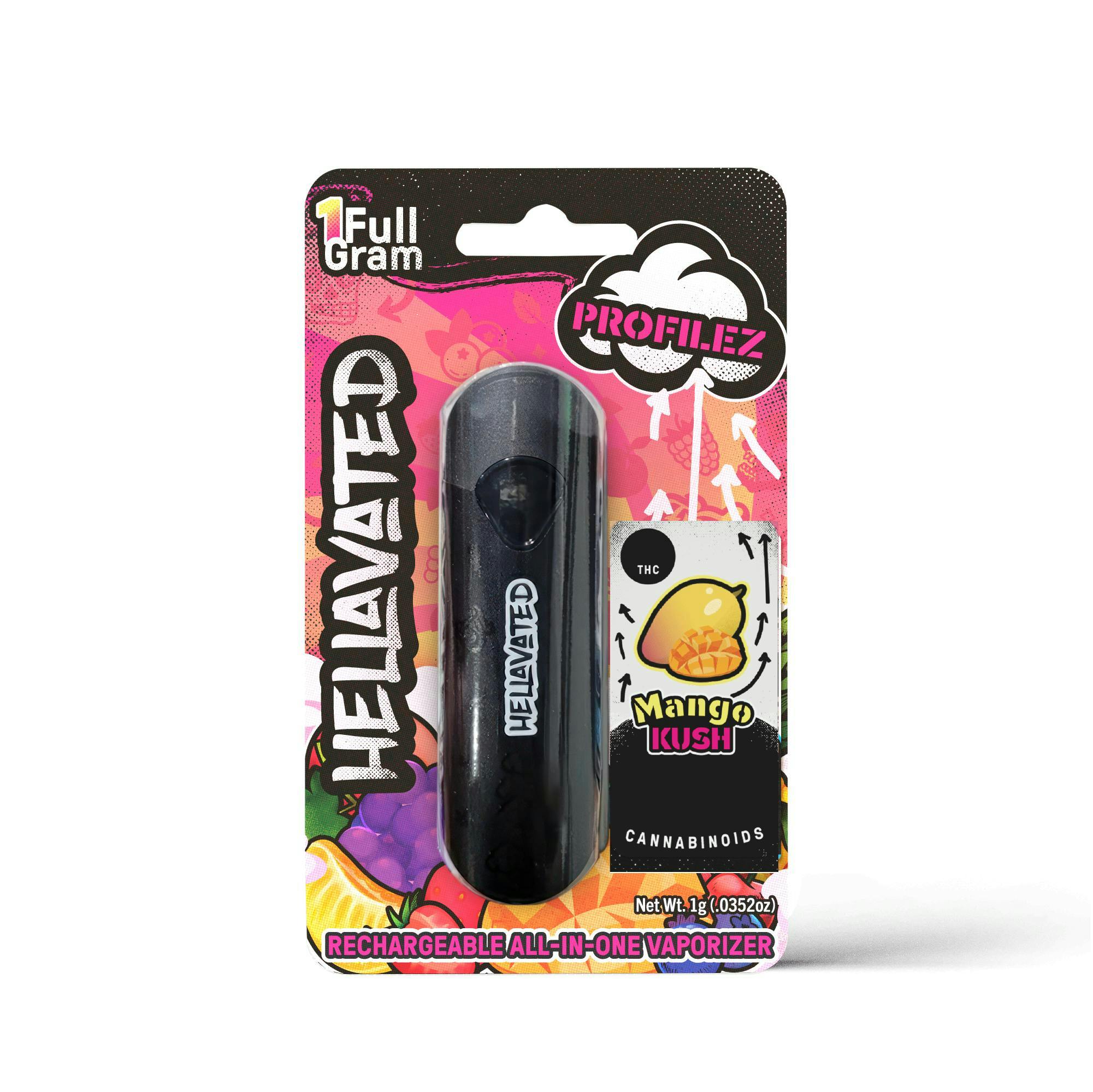 Hellavated - Mango Kush Profilez All In One 1g - 1