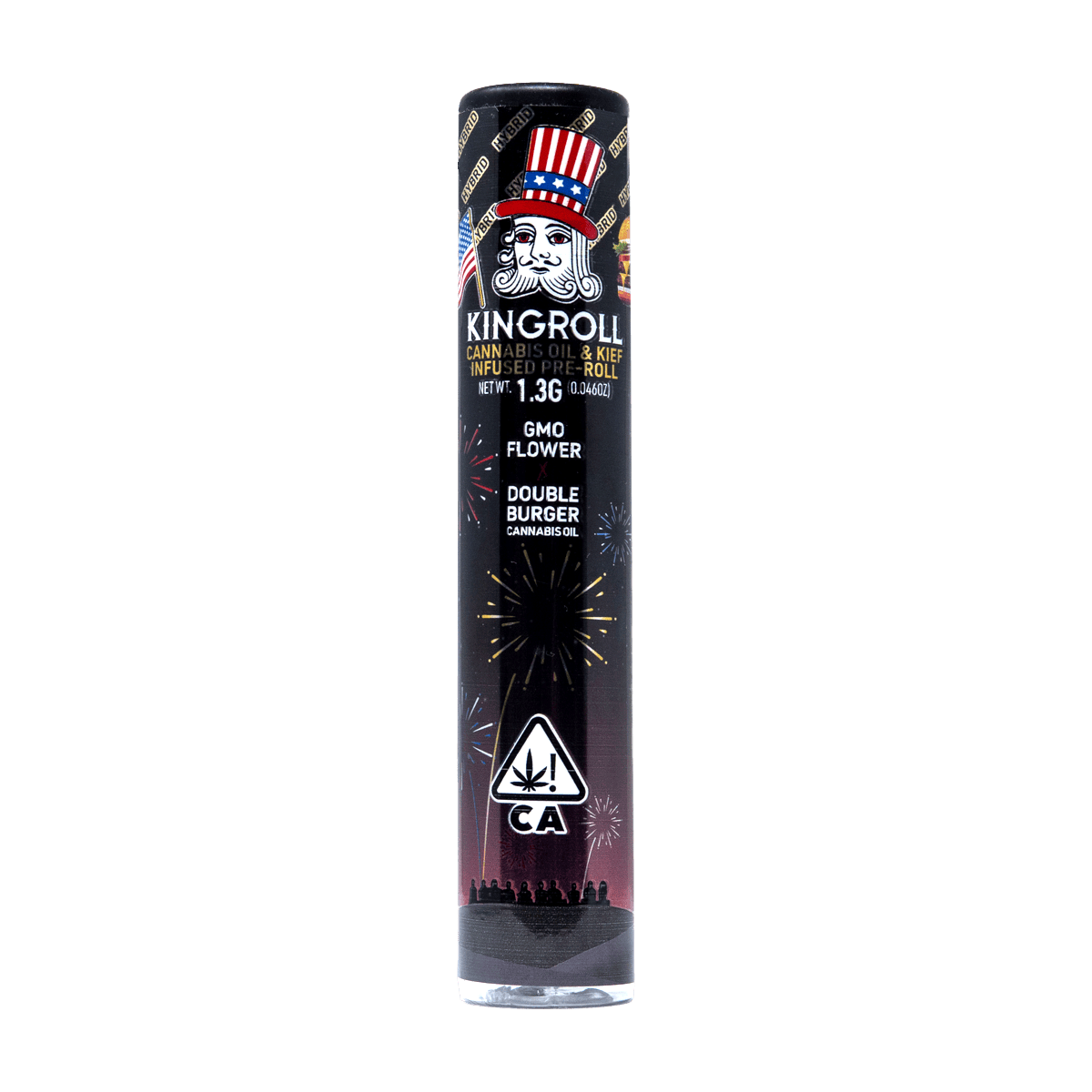Kingroll - Kingroll 4th of July | GMO x Double Burger | Infused Joint | 1.3g - 1