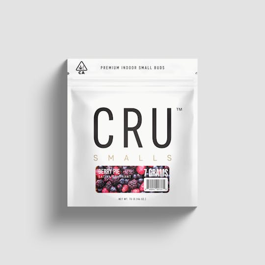 CRU Cannabis - Berry Pie (7 Grams Smalls Flower) - 1