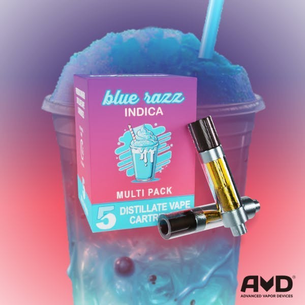 Amnesia MI - Amnesia MI | Blue Razz | Cartridges | 1g each | 5pk - 1