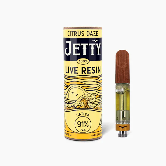 Jetty Extracts - Citrus Daze | Live Resin Cartridge | 1g - 1