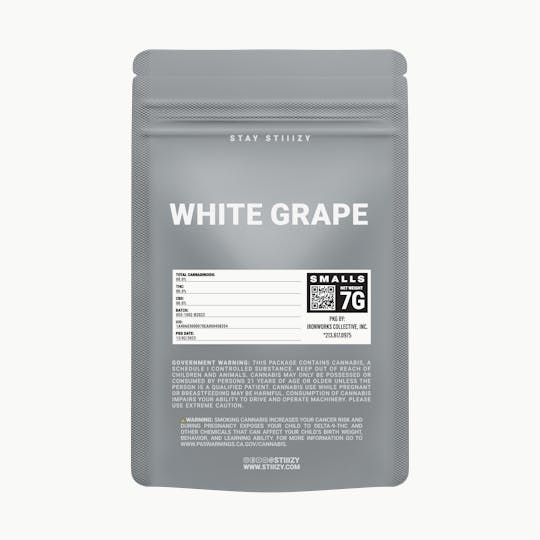 STIIIZY - - WHITE GRAPE - 7G Grey Label Mylar - 1
