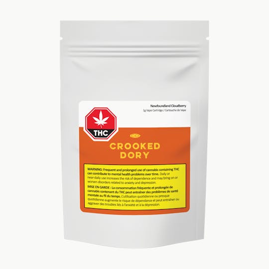 Crooked Dory - Newfoundland Blueberry Blast - 510 Vape Cartridge 1g - 1