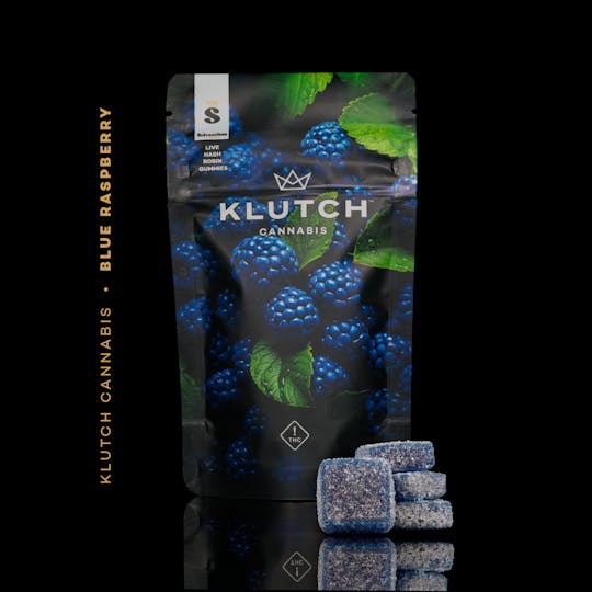 Klutch Cannabis - Blue Raspberry - Gummies (4pk) 110mg - 1