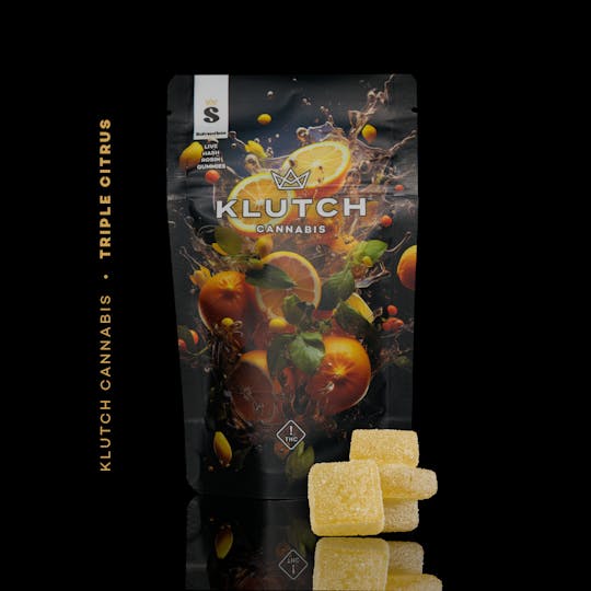 Klutch Cannabis - Triple Citrus - Gummies (4pk) 110mg - 1