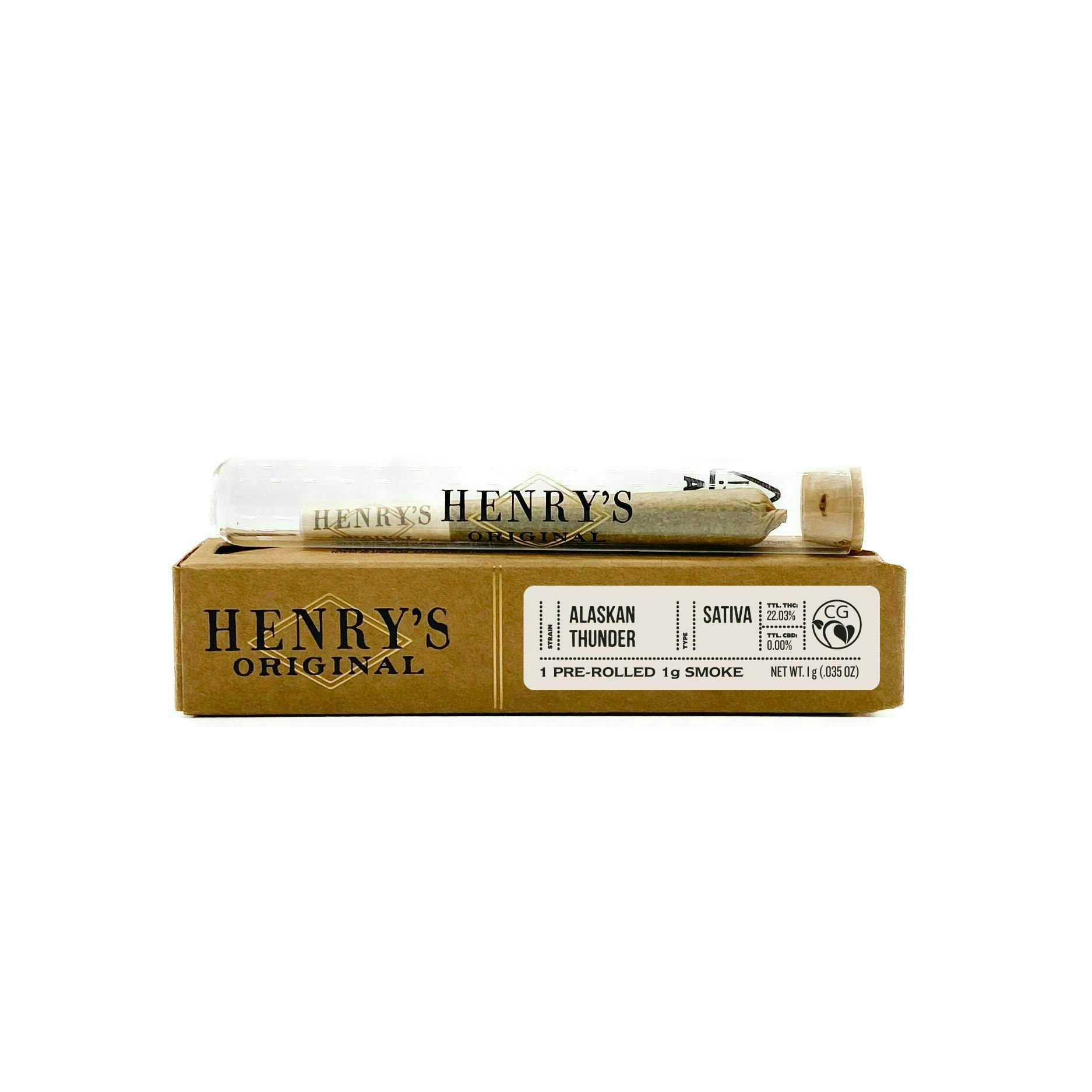 Henry's Original - Henry's Original | Alaskan Thunder | Joint | 1g - 1