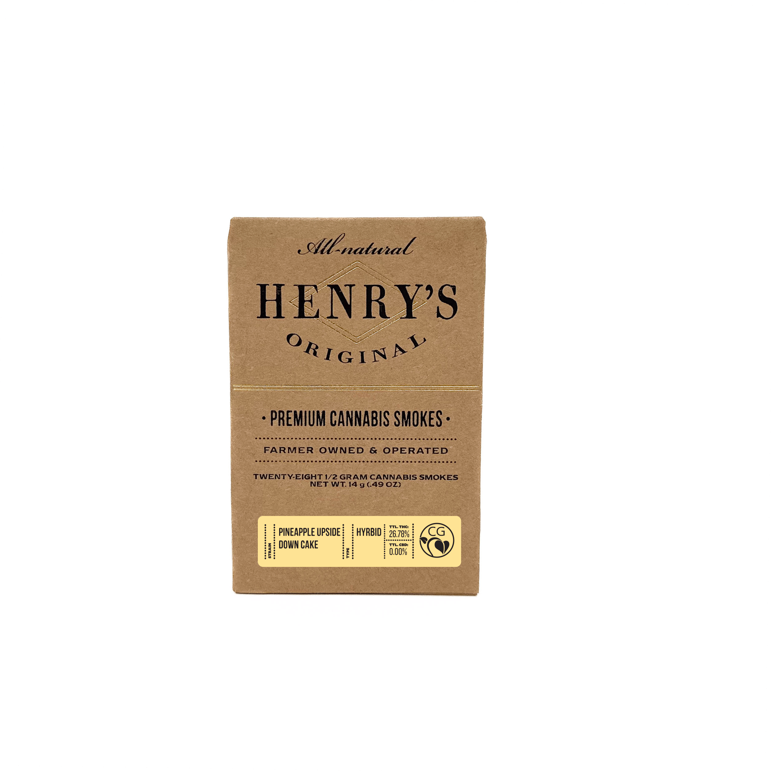 Henry's Original - Henry's Original | Pineapple Upside Down Cake | Joints | 0.5g each | 28pk - 1