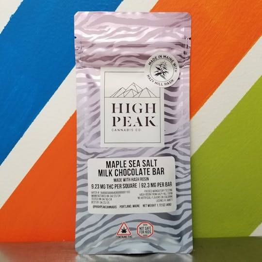 High Peak Cannabis Co. - High Peak Cannabis Co. | Maple Sea Salt Bars | Hash Rosin | Recreational - 1