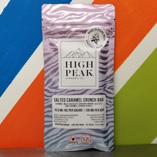 High Peak Cannabis Co. - High Peak Cannabis Co. | Salted Caramel Crunch Bar | Hash Rosin | Rec - 1