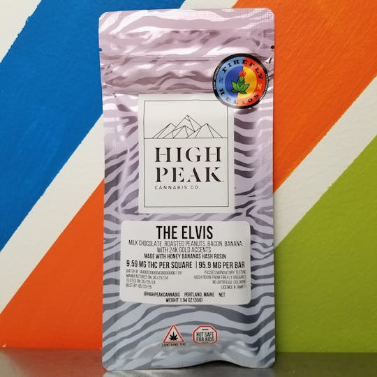 High Peak Cannabis Co. - High Peak Cannabis Co. | Elvis Bar | Honey Bananas Hash Rosin | Rec - 1