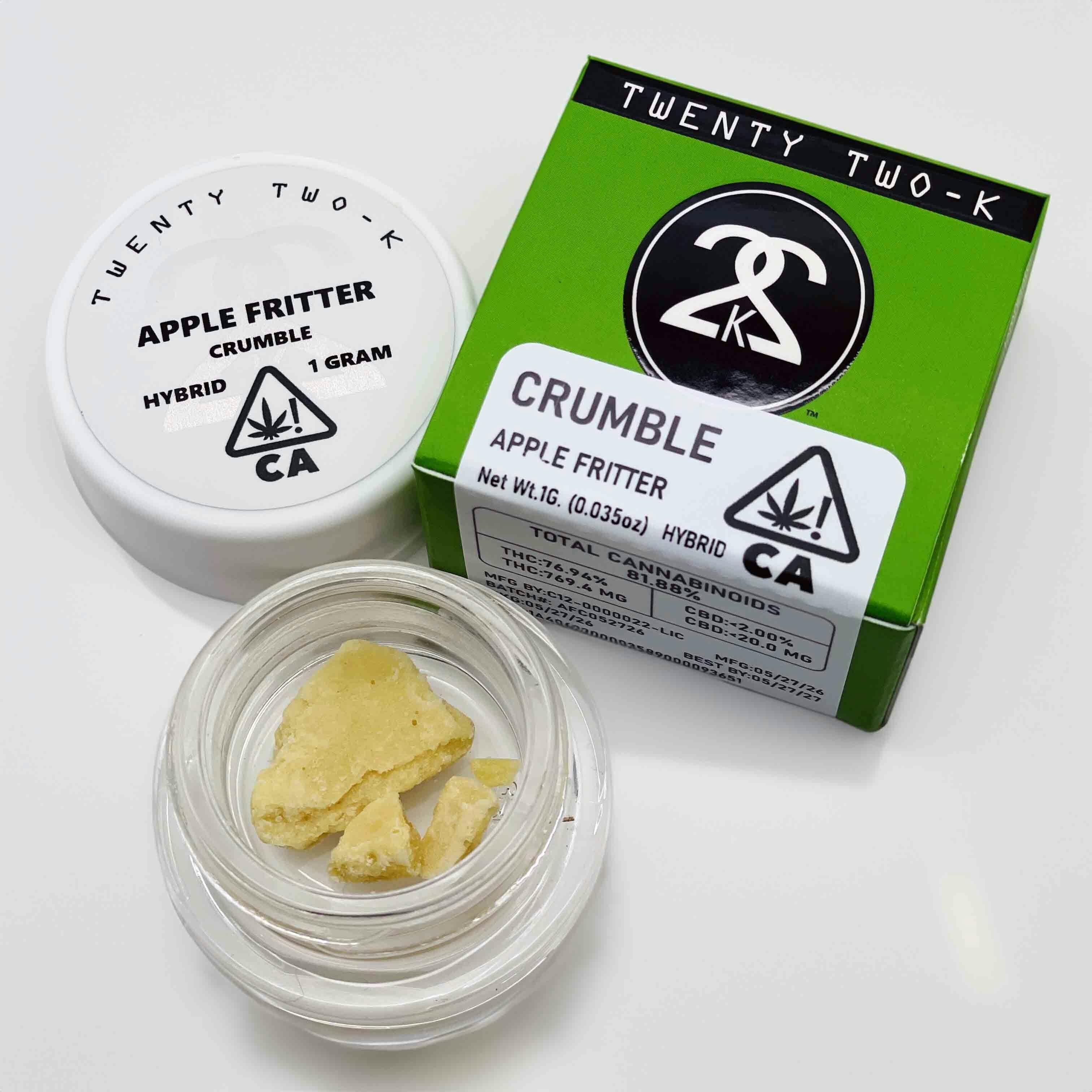Twenty Two K / 22k - 22K - Apple Fritter - 1 Gram Crumble - 1