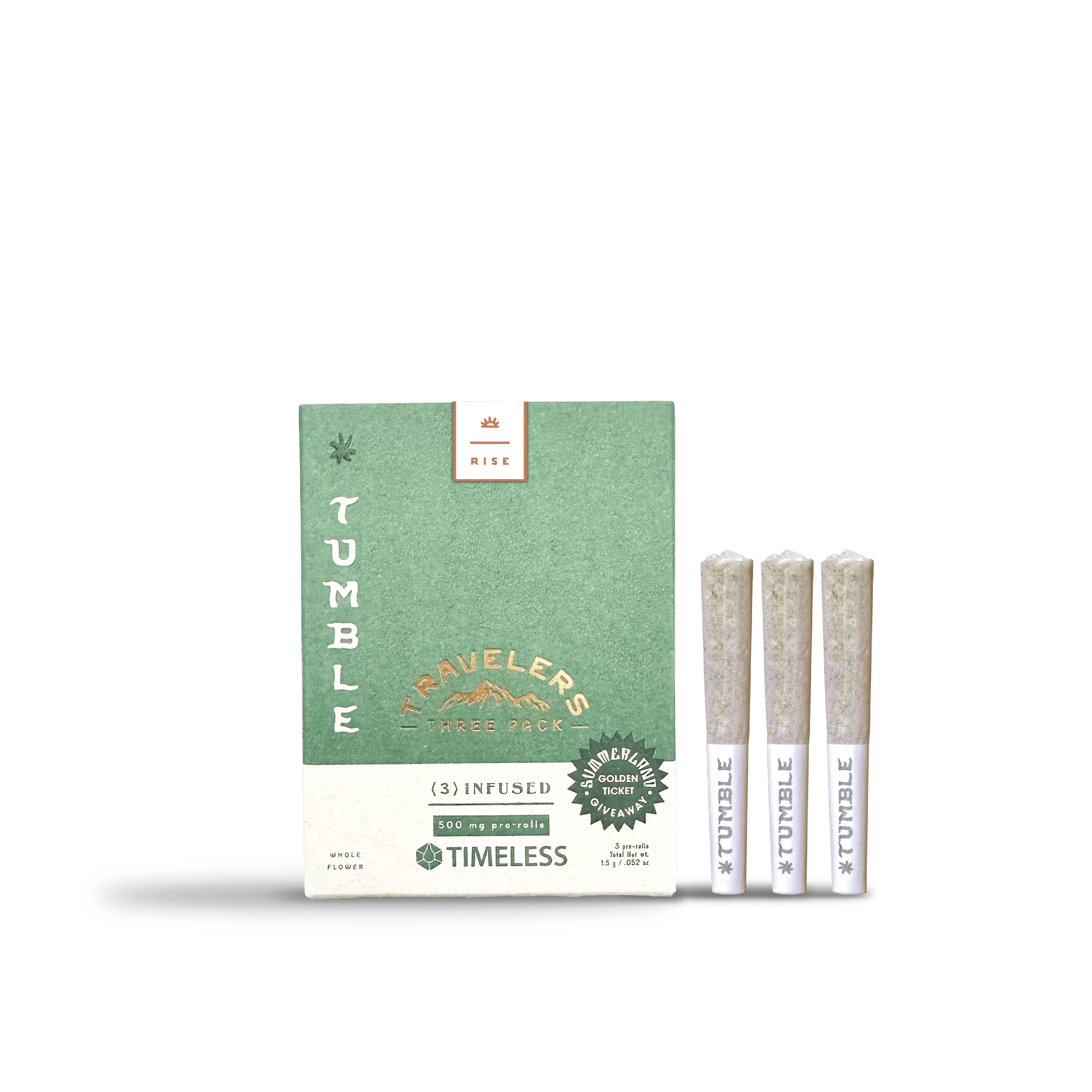 Timeless Vapes - Chemistree | Tumble Travelers Infused Minis | 0.5g each | 3pk - 1