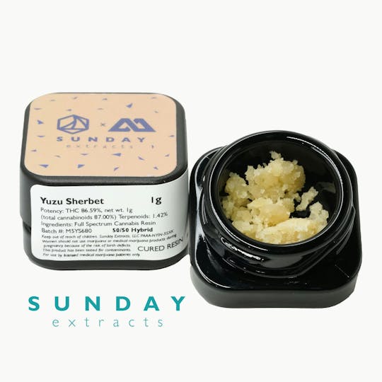 Sunday Extracts - 1g Concentrate Yuzu Sherbet - 1