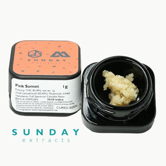 Sunday Extracts - 1g Concentrate Pink Sunset - 1