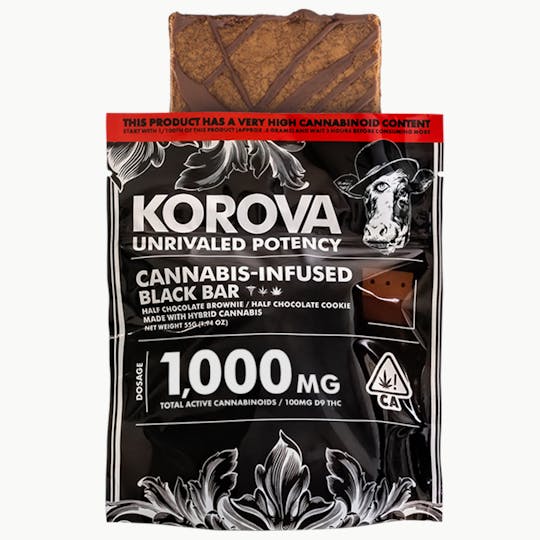 Korova - Black Bar - 1,000mg - 1