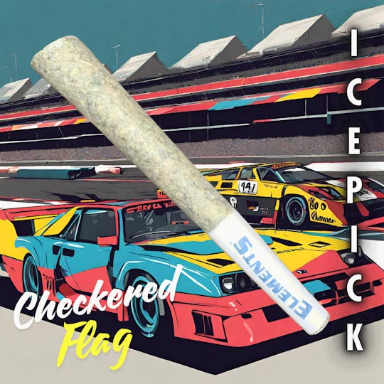 ICY MELTS SOLVENTLESS - ICE PICKS - CHECKERED FLAG - 1