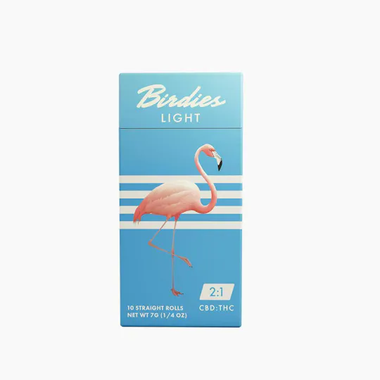 Birdies - Birdies | Light 2:1 CBD:THC | Joint | 0.7g each | 10pk - 1