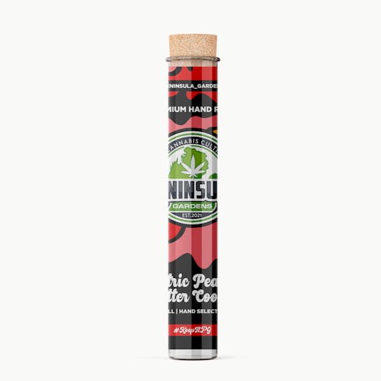 Peninsula Gardens - Electric Peanut Butter Cookie Handrolled Pre-Roll 1g - 1