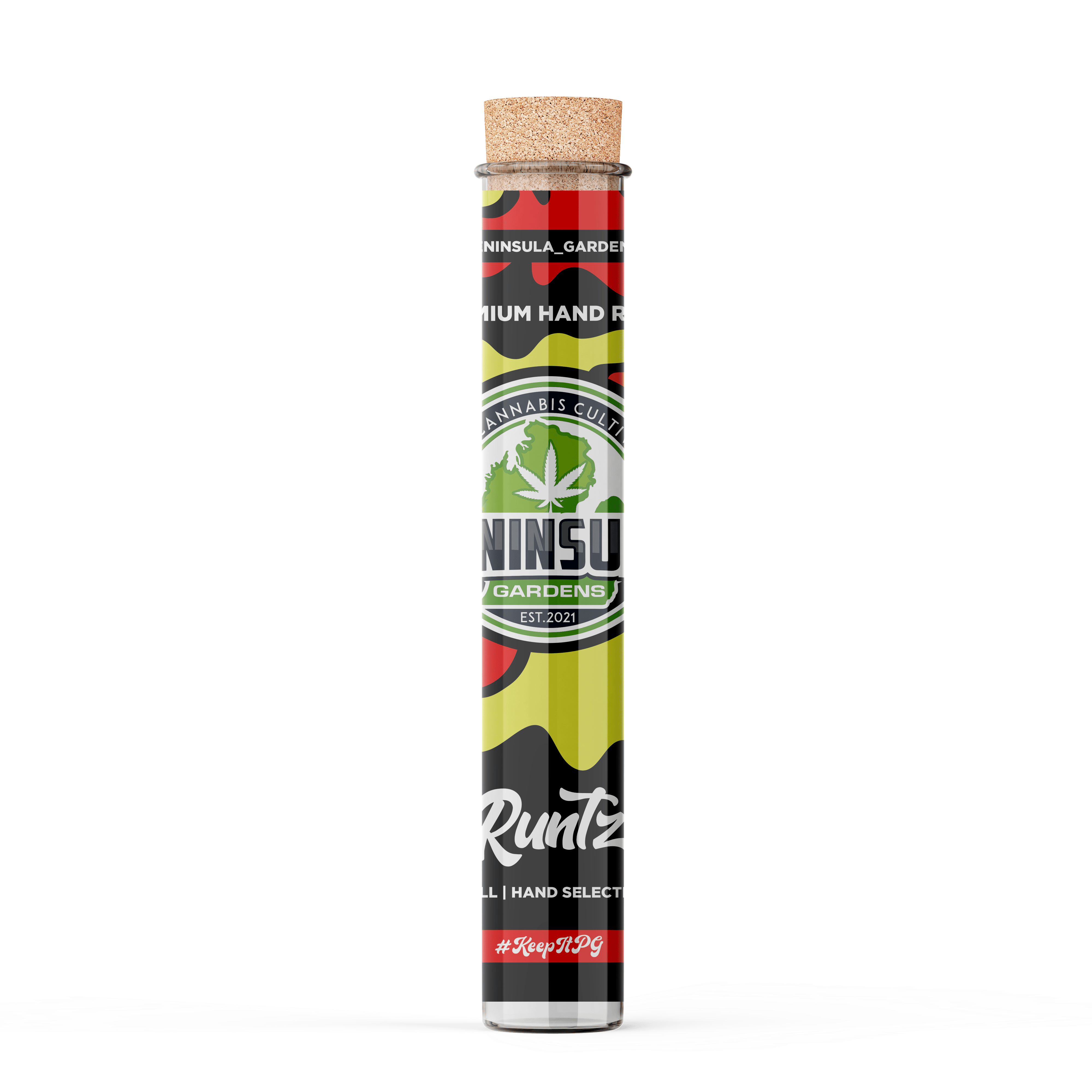 Peninsula Gardens - Runtz Premium Hand Rolled Pre-Roll 1g - 1
