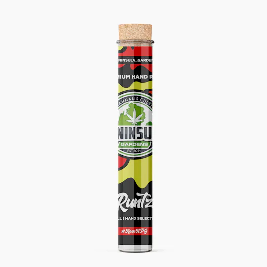 Peninsula Gardens - Runtz Premium Hand Rolled Pre-Roll 1g - 1