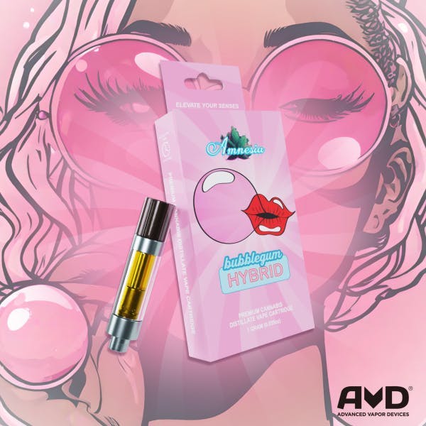 Amnesia MI - Amnesia MI | Bubble Gum | Cartridge | 1g - 1