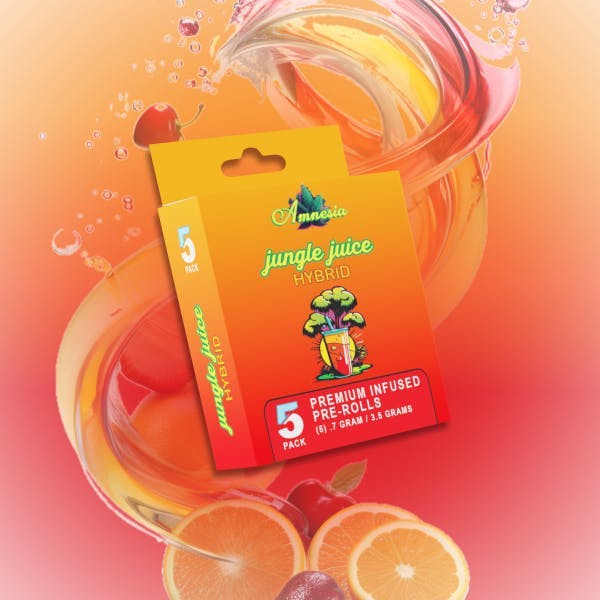 Amnesia MI - Amnesia MI | Jungle Juice | Infused Joints | 0.7g each | 5pk - 1