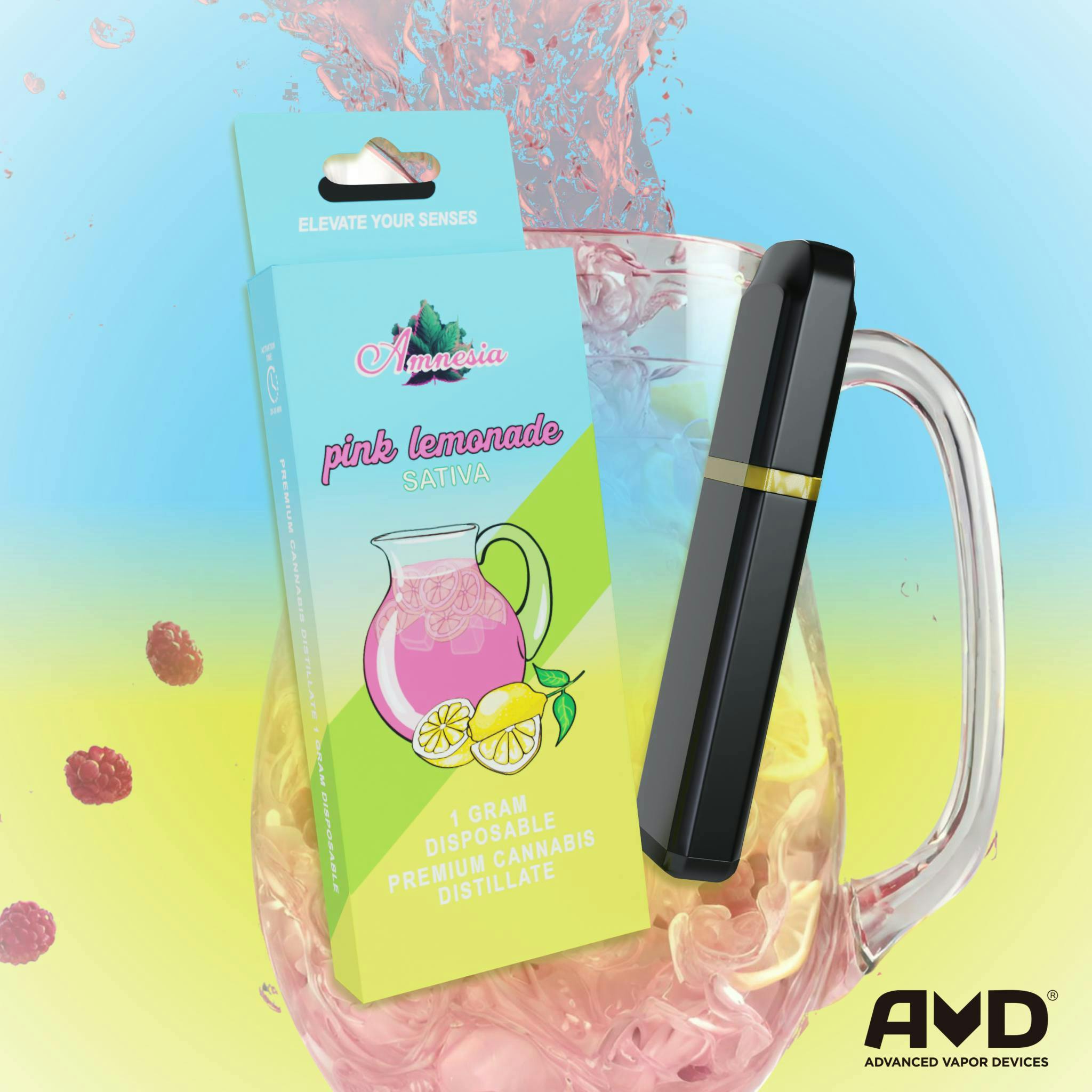 Amnesia MI - Amnesia MI | Pink Lemonade | Disposable | 1g - 1