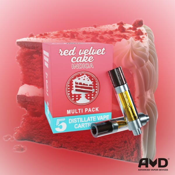 Amnesia MI - Amnesia MI | Red Velvet | Cartridges | 1g each | 5pk - 1