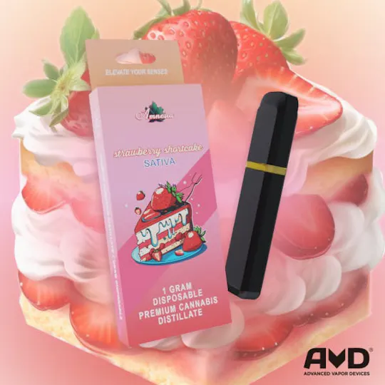 Amnesia MI | Strawberry Shortcake | Disposable | 1g - Amnesia MI Amnesia MI | Strawberry Shortcake | Disposable | 1g - Amnesia MI