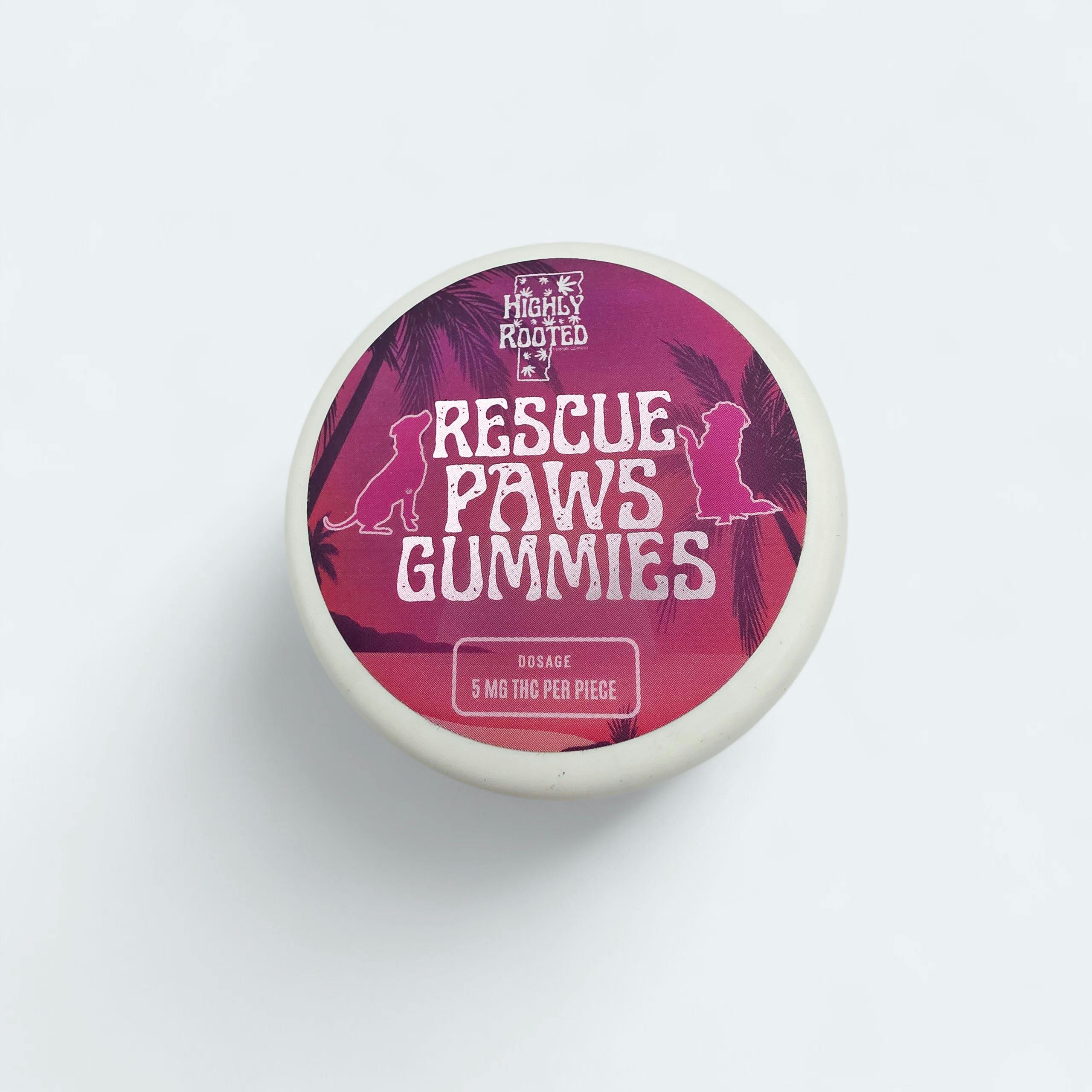 Highly Rooted - Rescue Paws Gummies 100mg - 1