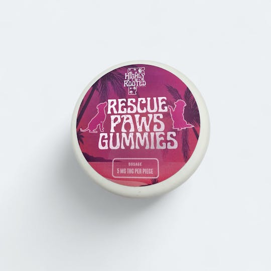 Highly Rooted - Rescue Paws Gummies 100mg - 1