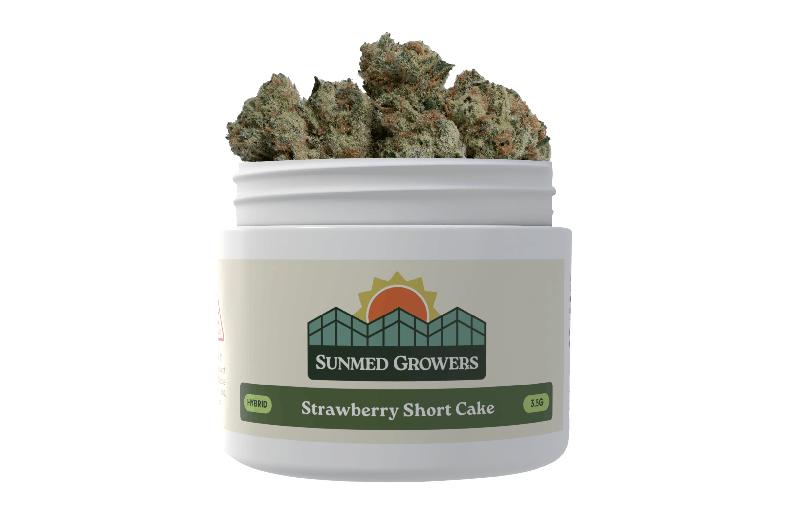 SunMed Growers - Strawberry Short Cake Flower (3.5g) - 1