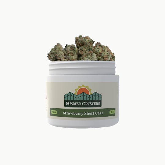 SunMed Growers - Strawberry Short Cake Flower (3.5g) - 1