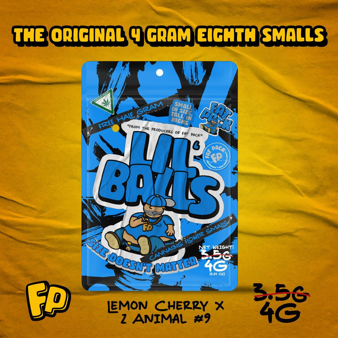 Fat Pack - LIL' BALLS: Lemon Cherry x Z Animal #9 (4G 8TH Smalls Prepack) - 1