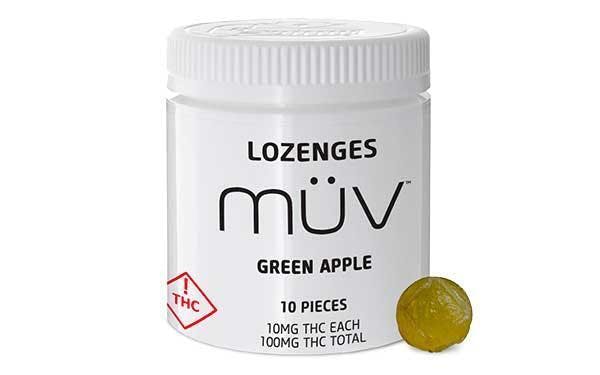 MÜV Cannabis Infused Products - MÜV Lozenges Wildberry 1:1 100mg - 1