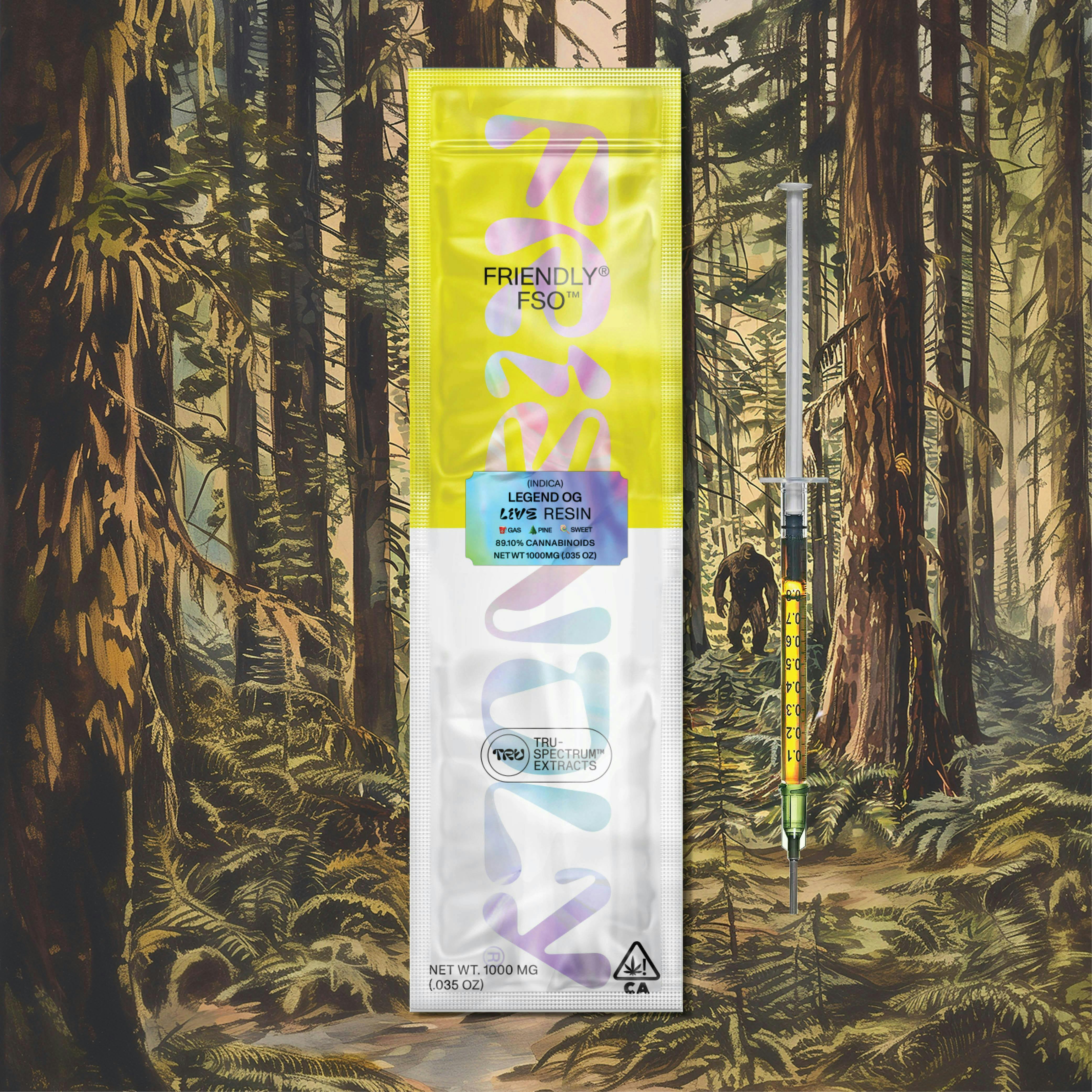 Friendly Brand - Friendly Brand | Live Resin Applicator | Legend OG | Extract Oils | 1g - 1