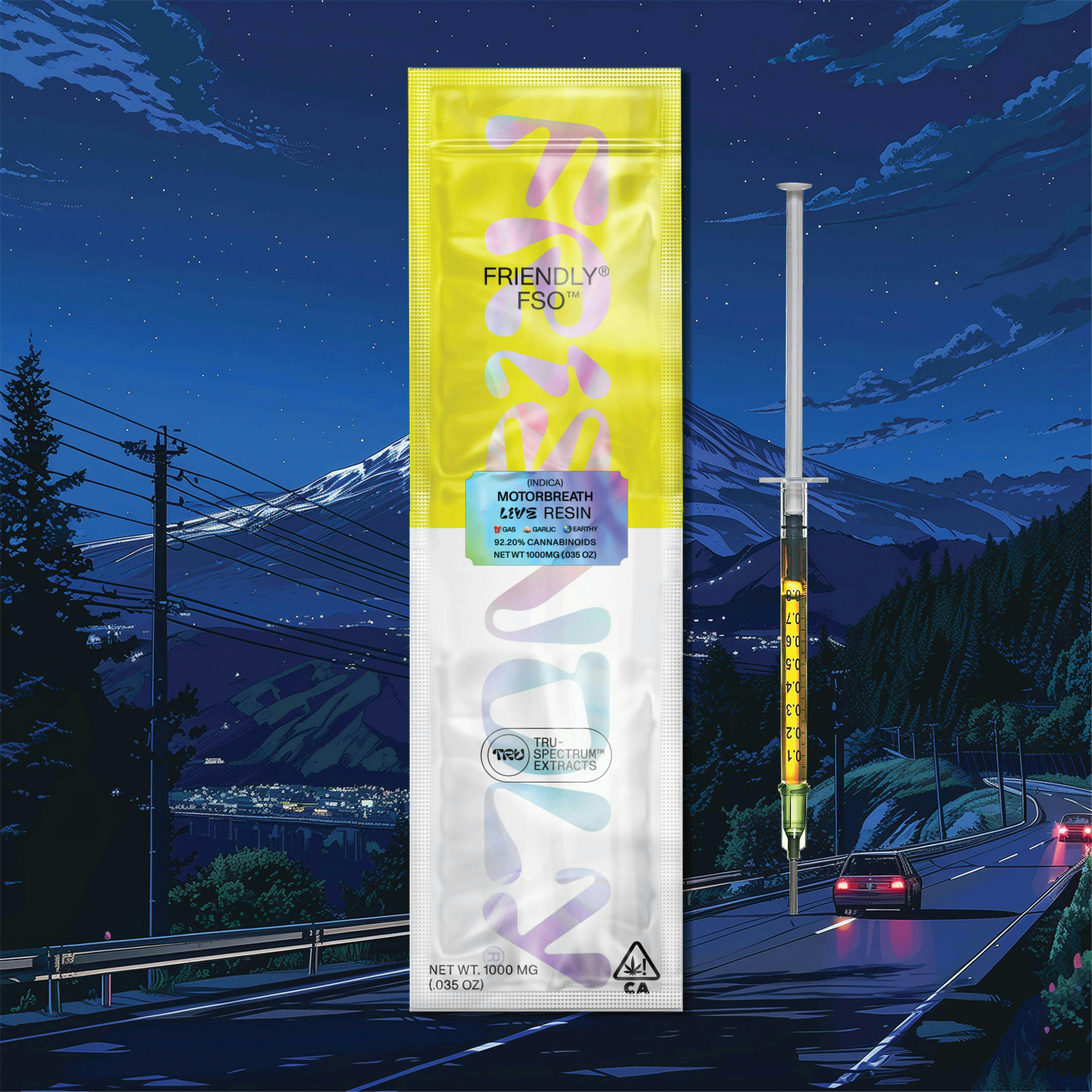 Friendly Brand - Friendly Brand | Live Resin Applicator | Motorbreath | Extract Oils | 1g - 1
