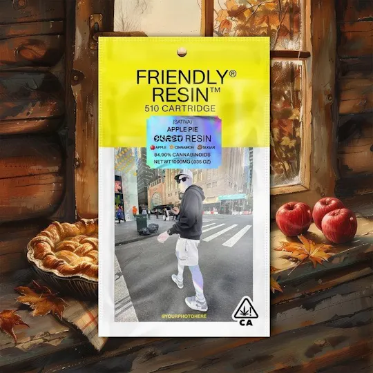 Friendly Brand - Friendly Brand | Apple Pie | Live Resin Cartridge | 1g - 1