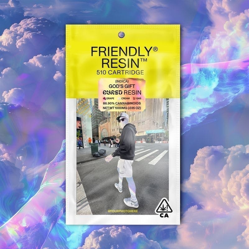 Friendly Brand - Friendly Brand | God's Gift | Cured Resin Cartridge | 1g - 1