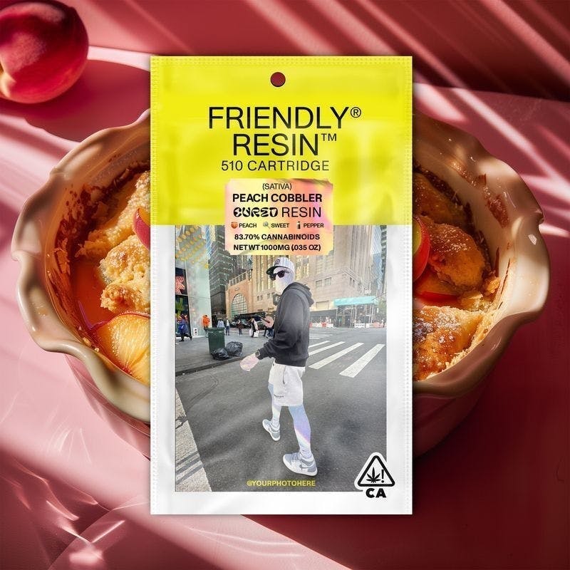 Friendly Brand - Friendly Brand | Peach Cobbler | Cured Resin Cartridge | 1g - 1