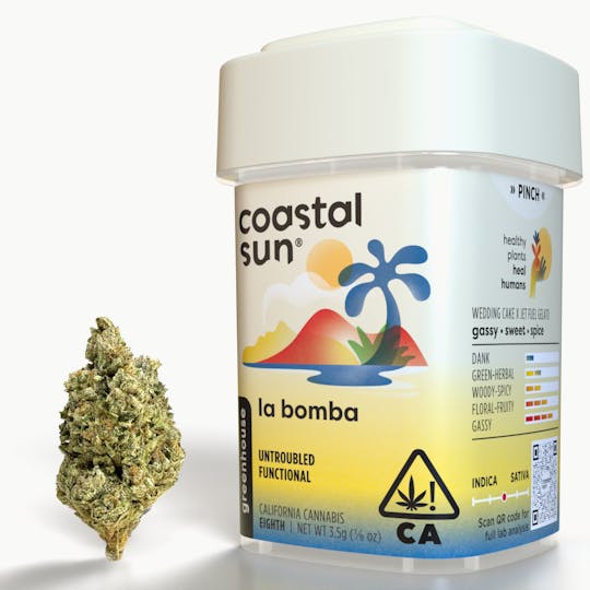 Coastal Sun - La Bomba Greenhouse Flower 3.5g - 1