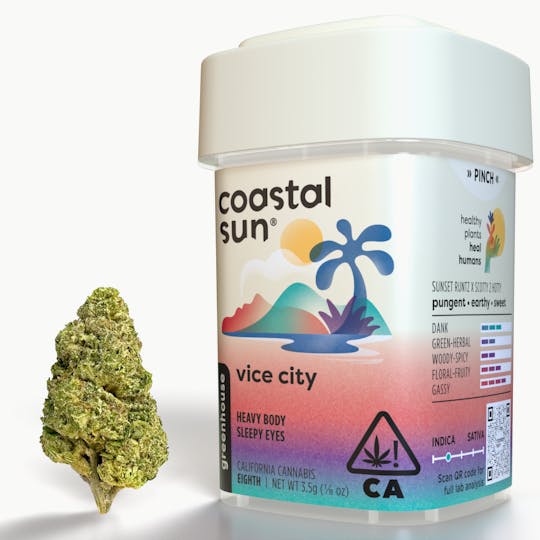 Coastal Sun - Vice City Greenhouse Flower 3.5g - 1