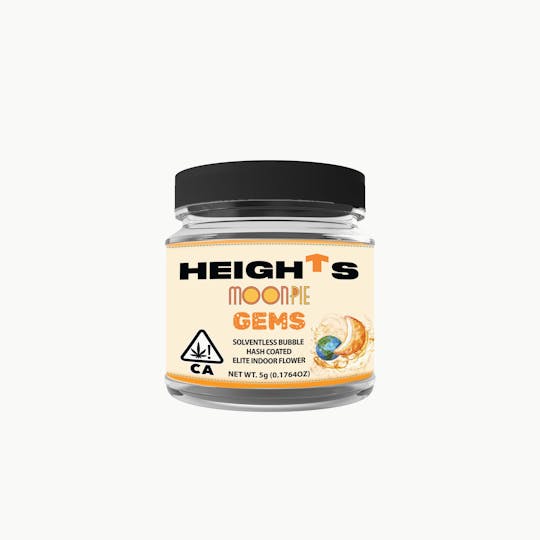Heights Flower - Heights Moon Pie 5g Gems Solventless Bubble Hash Coated Flower - 1