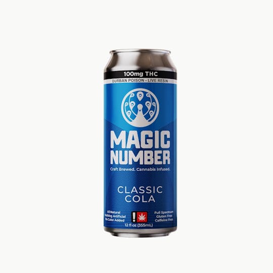 Magic Number - Classic Cola Soda 100mg THC - 1